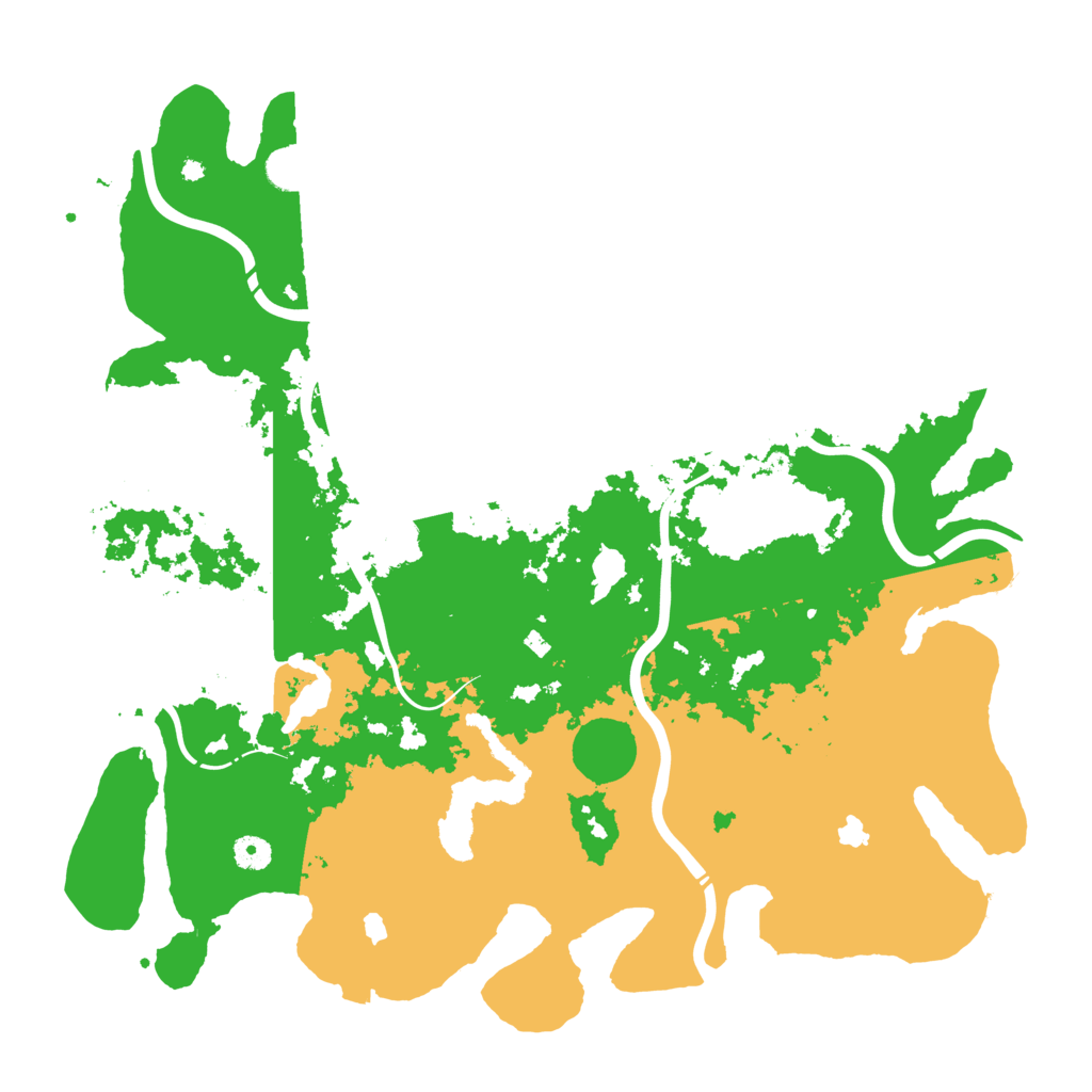 Biome Rust Map: Procedural Map, Size: 4500, Seed: 369716274