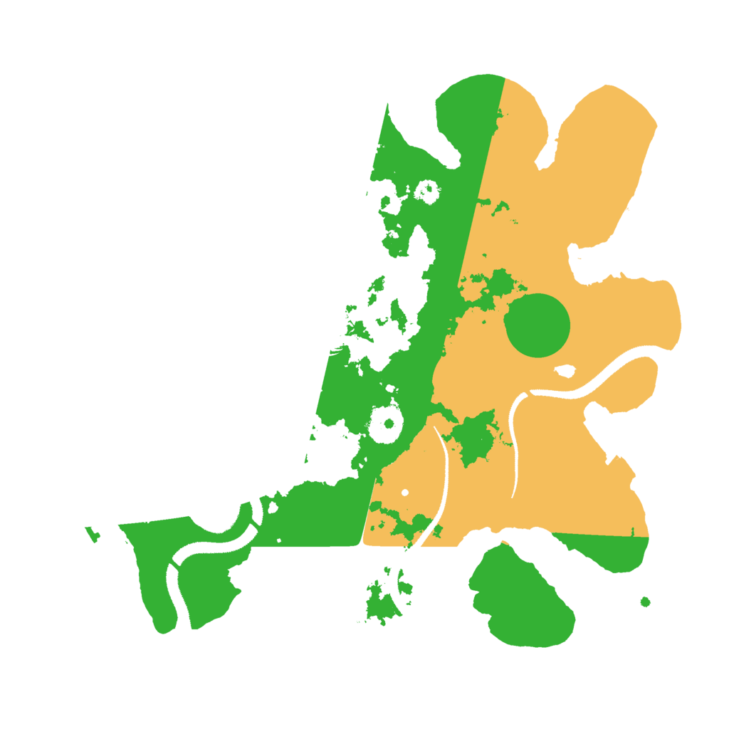 Biome Rust Map: Procedural Map, Size: 3000, Seed: 873207178