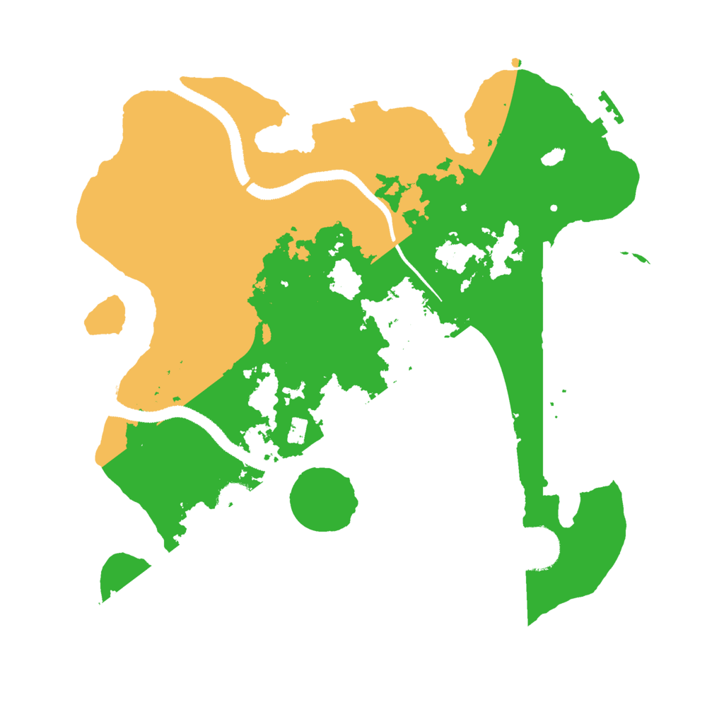 Biome Rust Map: Procedural Map, Size: 3000, Seed: 714819168