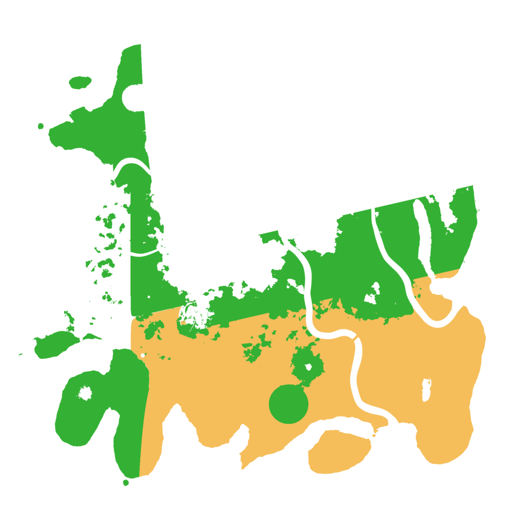 Biome Rust Map: Procedural Map, Size: 3500, Seed: 1659248492