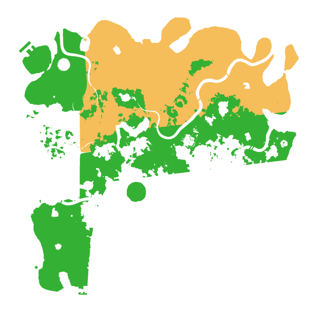 Biome Rust Map: Procedural Map, Size: 4500, Seed: 495596774