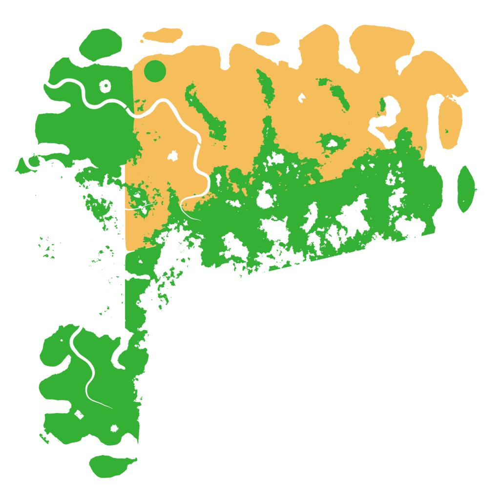 Biome Rust Map: Procedural Map, Size: 6000, Seed: 77685690