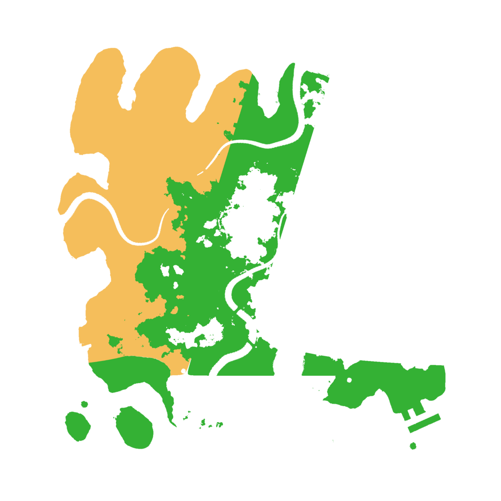 Biome Rust Map: Procedural Map, Size: 3000, Seed: 1067169583