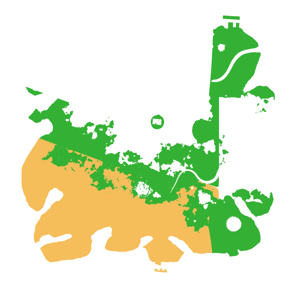 Biome Rust Map: Procedural Map, Size: 3500, Seed: 373896451
