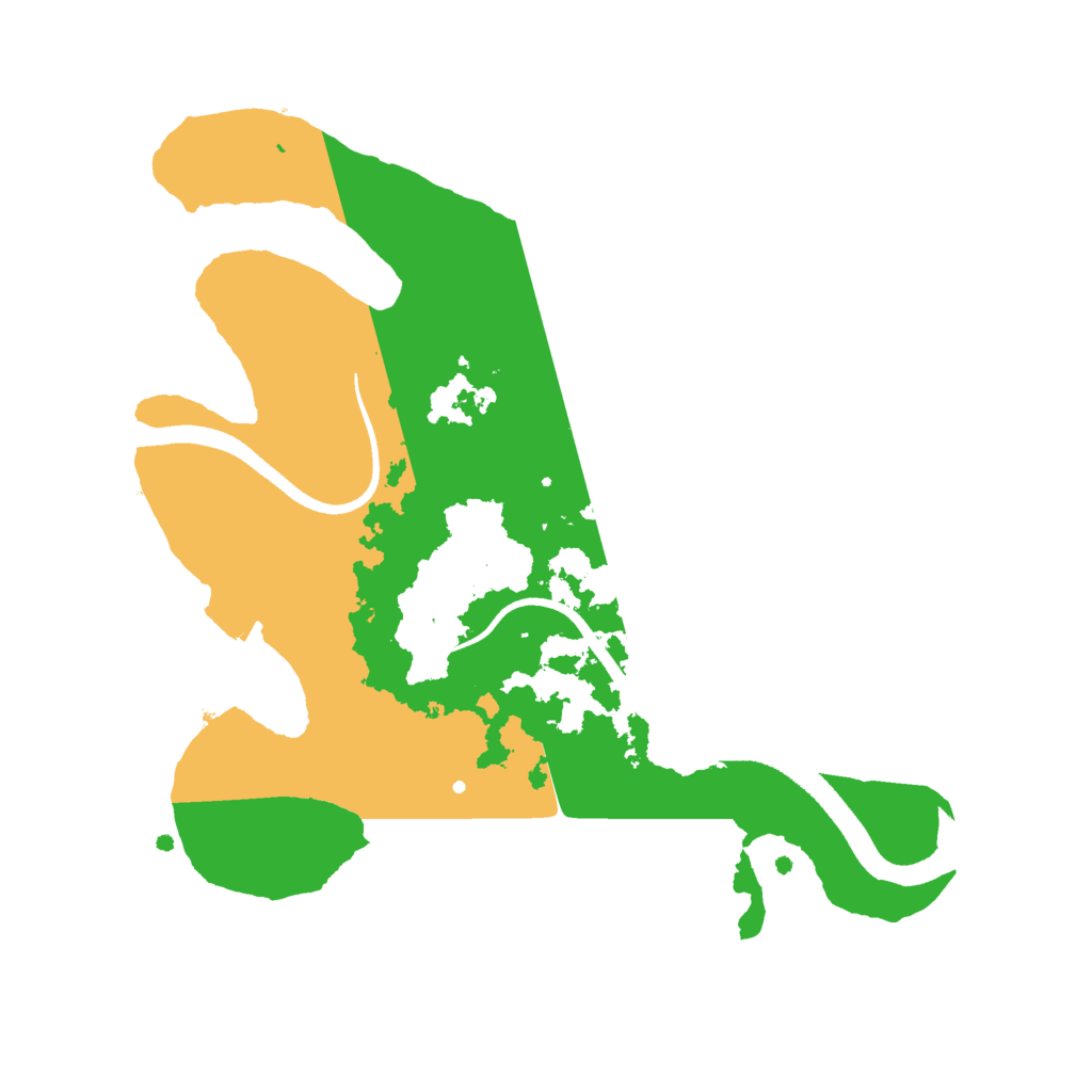 Biome Rust Map: Procedural Map, Size: 2500, Seed: 1660149844