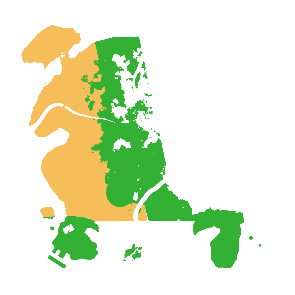 Biome Rust Map: Procedural Map, Size: 3000, Seed: 1583595800