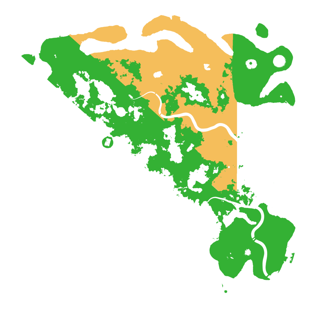 Biome Rust Map: Procedural Map, Size: 4500, Seed: 324053515