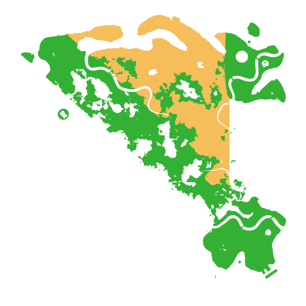 Biome Rust Map: Procedural Map, Size: 4500, Seed: 324053515