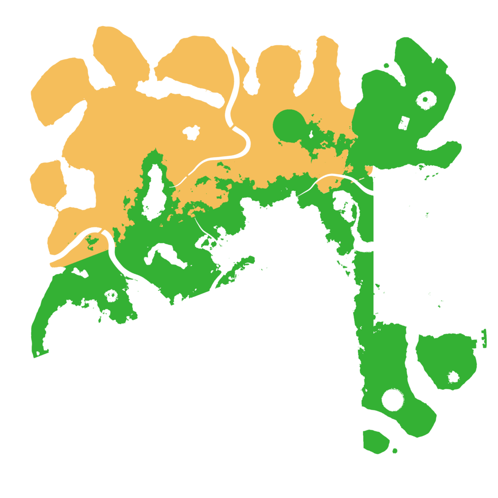 Biome Rust Map: Procedural Map, Size: 4000, Seed: 1341679996