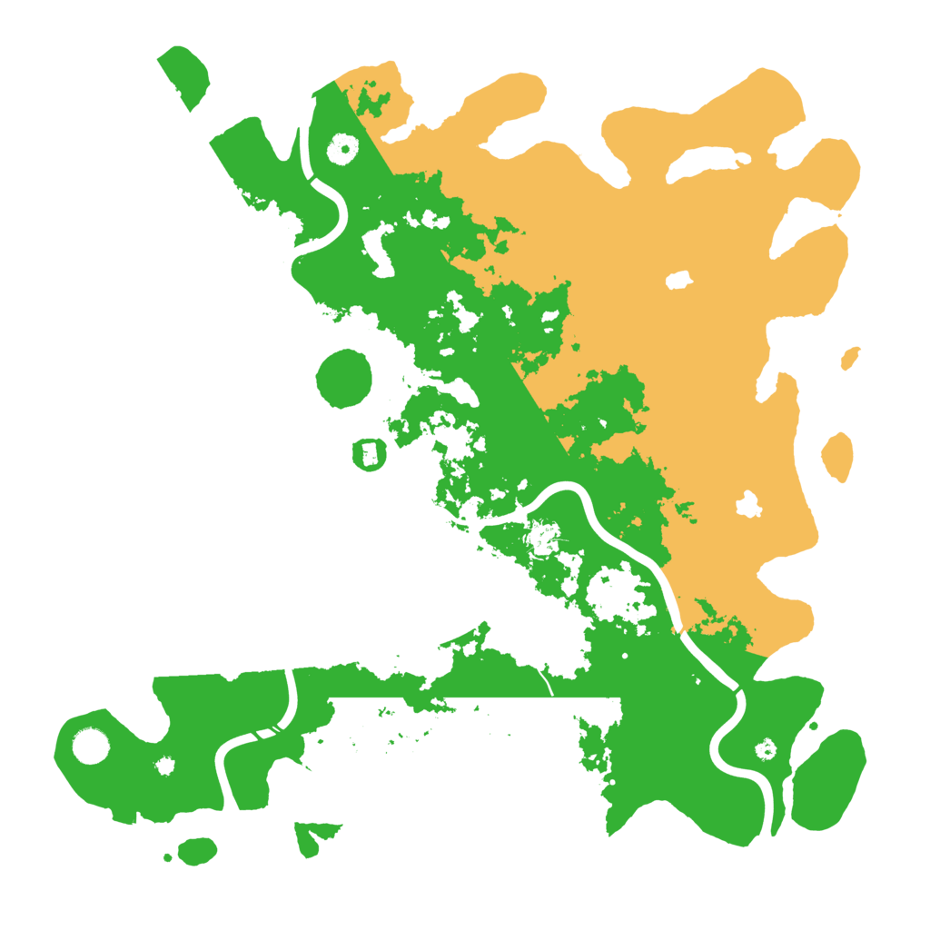 Biome Rust Map: Procedural Map, Size: 4500, Seed: 23415