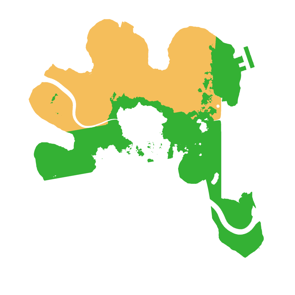 Biome Rust Map: Procedural Map, Size: 2700, Seed: 351655