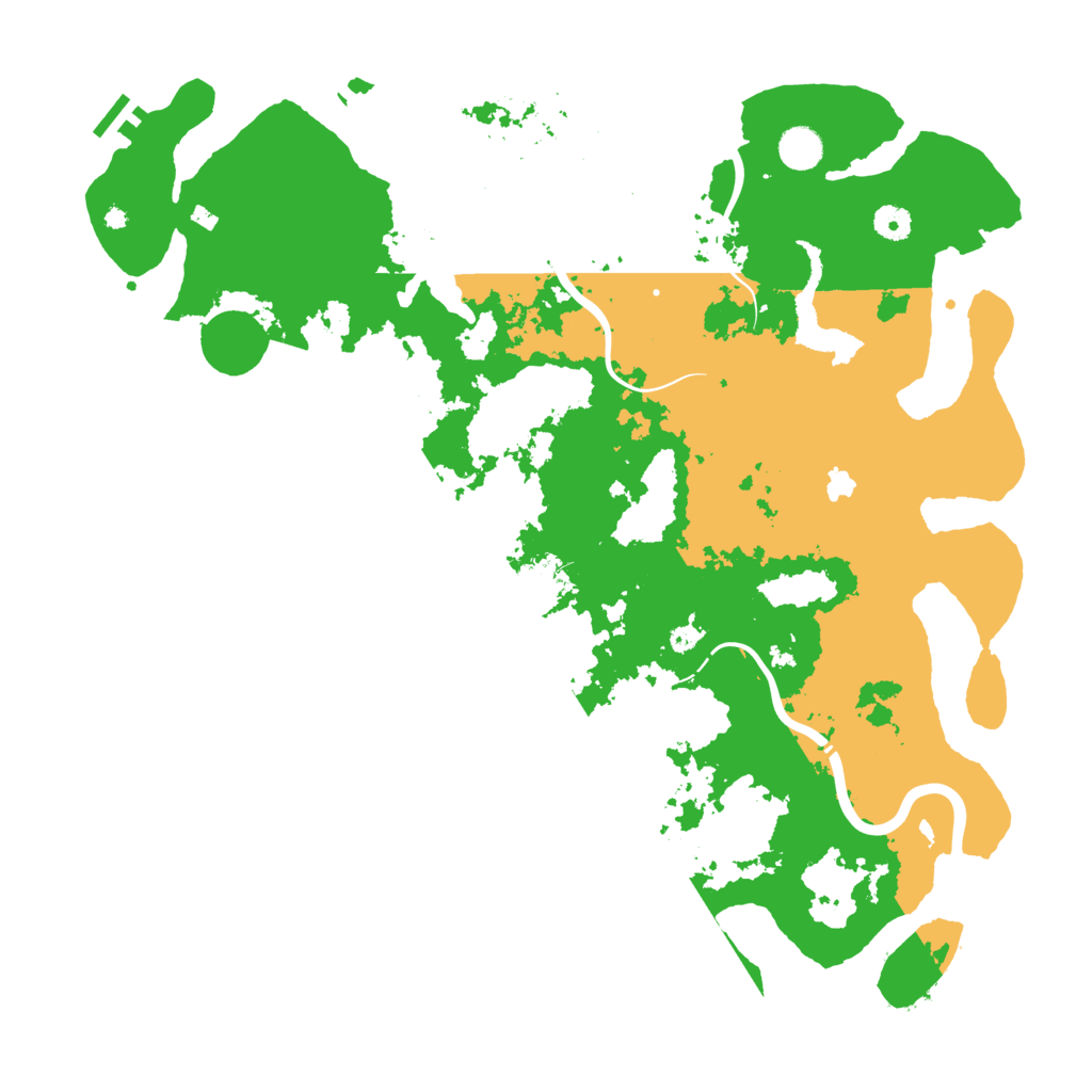Biome Rust Map: Procedural Map, Size: 4500, Seed: 1406846520