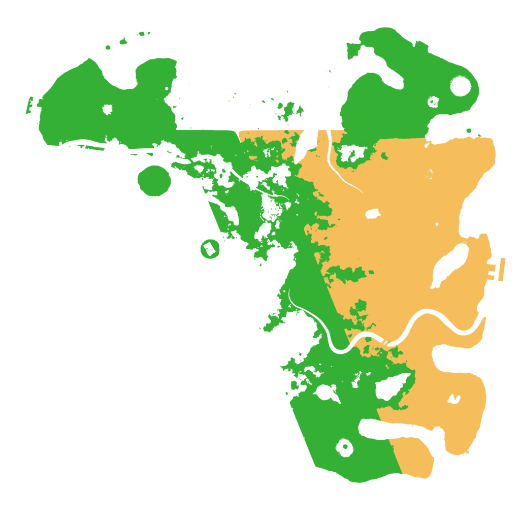 Biome Rust Map: Procedural Map, Size: 4500, Seed: 852062150