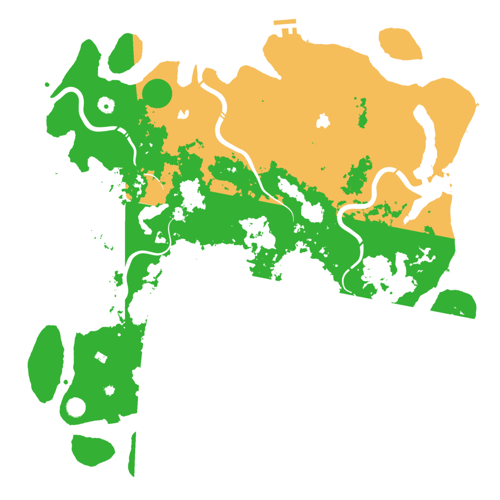 Biome Rust Map: Procedural Map, Size: 4500, Seed: 1509201054