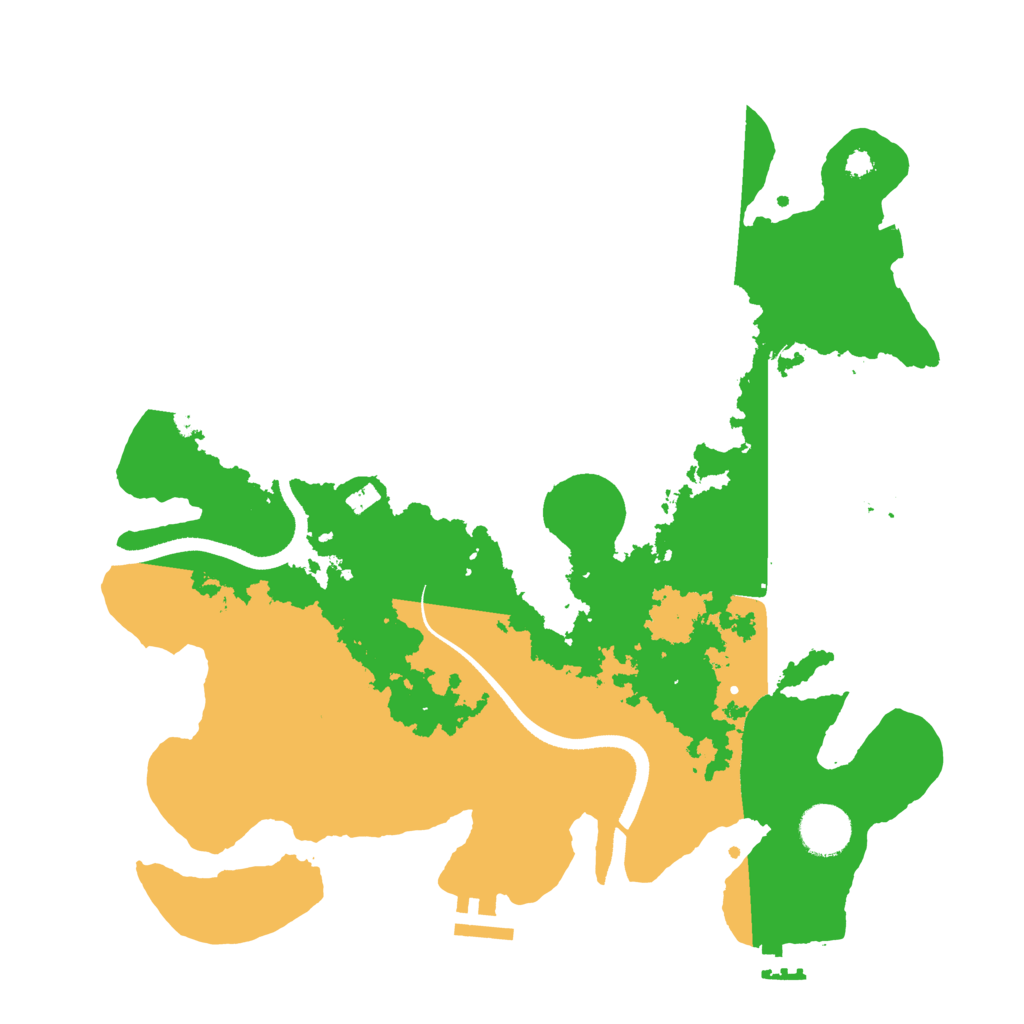 Biome Rust Map: Procedural Map, Size: 3500, Seed: 289564012