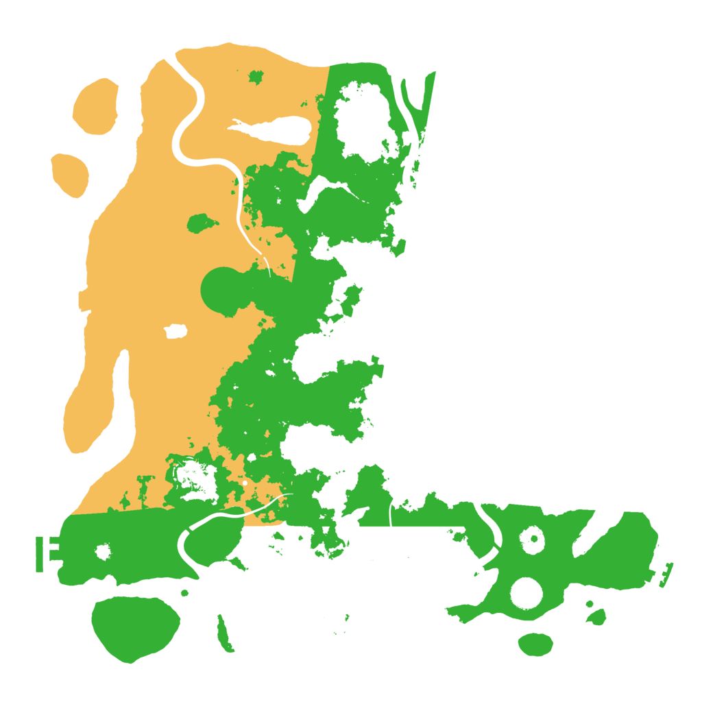 Biome Rust Map: Procedural Map, Size: 4000, Seed: 61843245