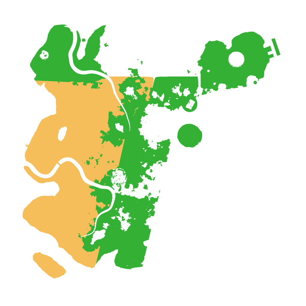Biome Rust Map: Procedural Map, Size: 3500, Seed: 731060860