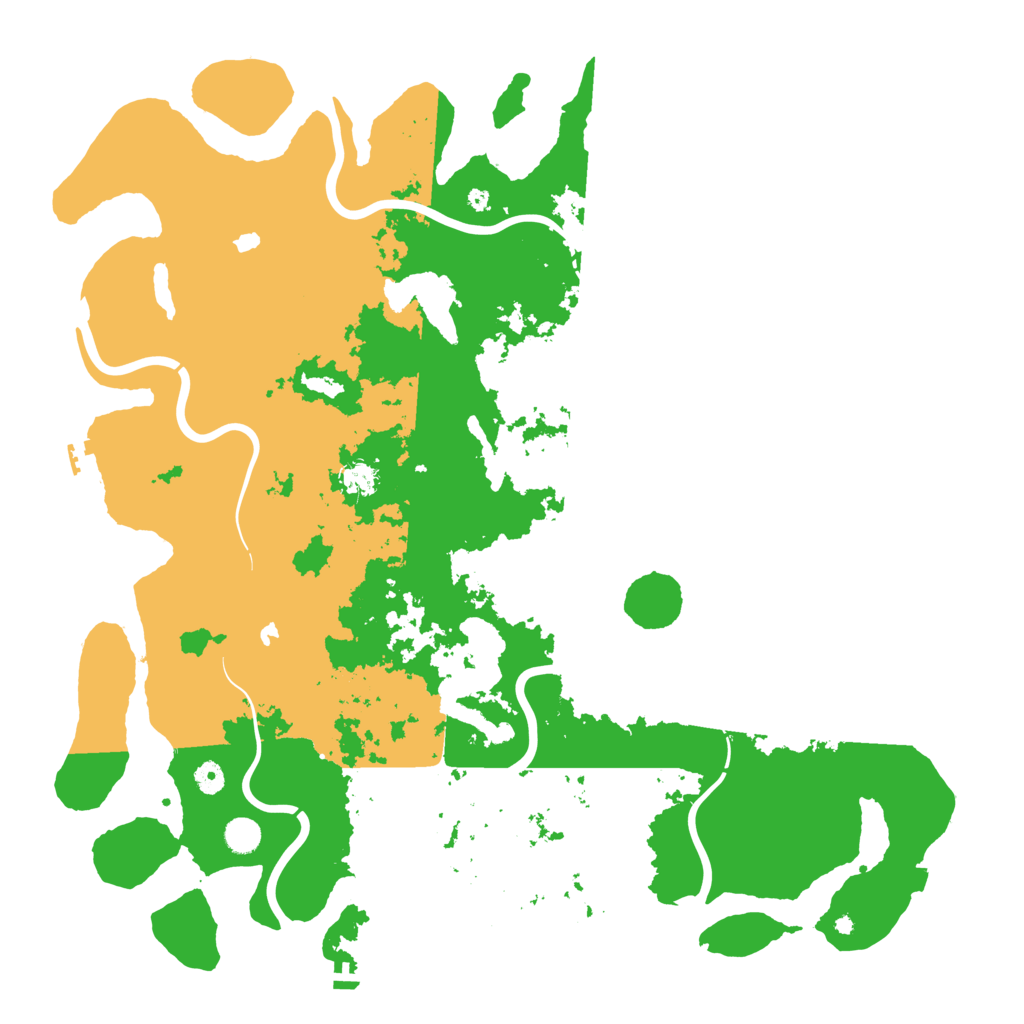 Biome Rust Map: Procedural Map, Size: 5000, Seed: 1133945626