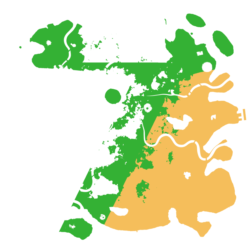 Biome Rust Map: Procedural Map, Size: 4500, Seed: 812120359