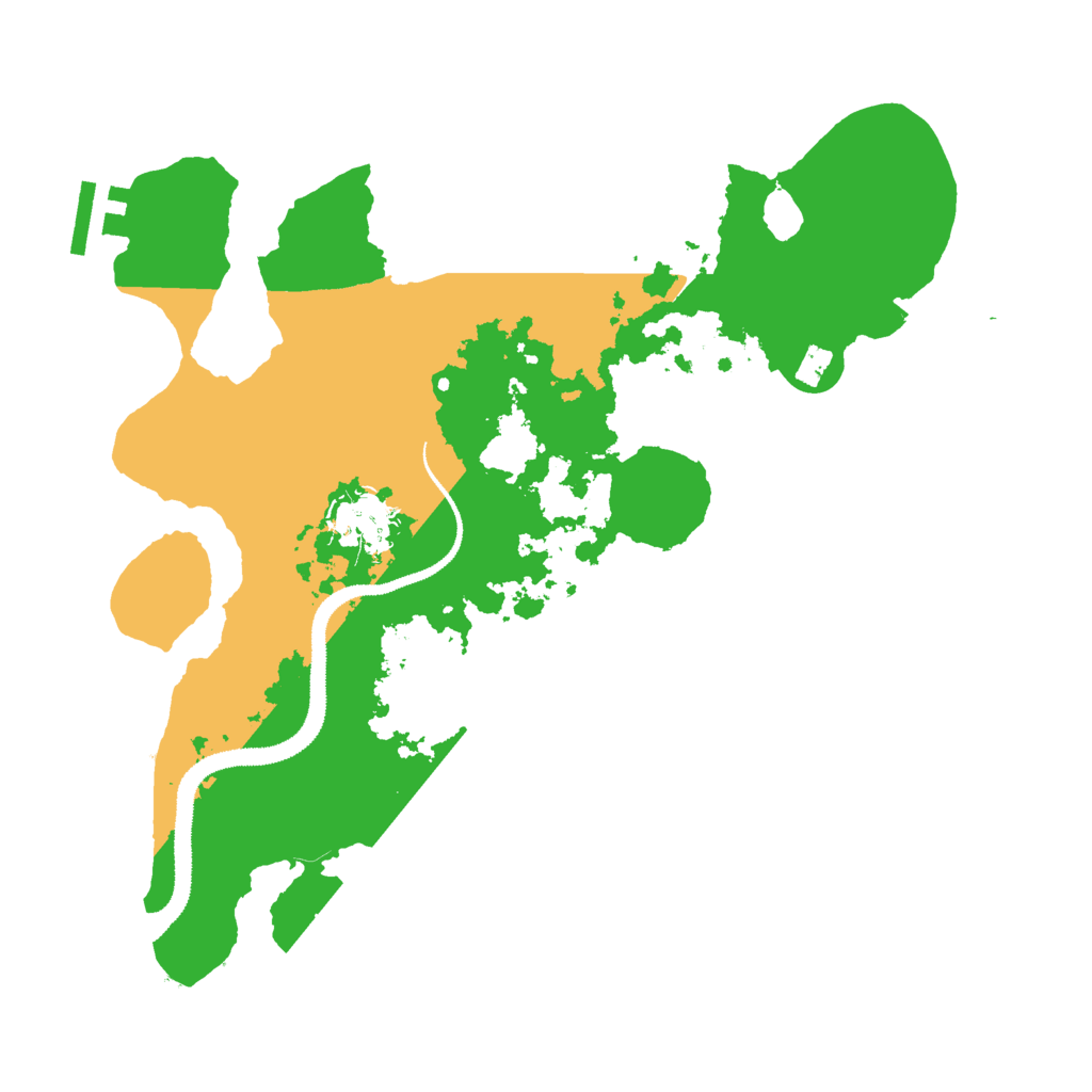 Biome Rust Map: Procedural Map, Size: 3000, Seed: 565177