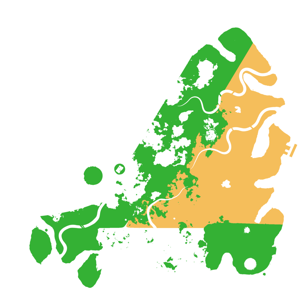 Biome Rust Map: Procedural Map, Size: 4500, Seed: 627