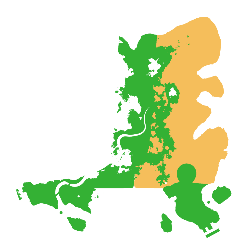 Biome Rust Map: Procedural Map, Size: 3400, Seed: 194111466