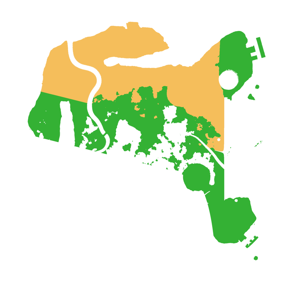 Biome Rust Map: Procedural Map, Size: 2900, Seed: 13764917