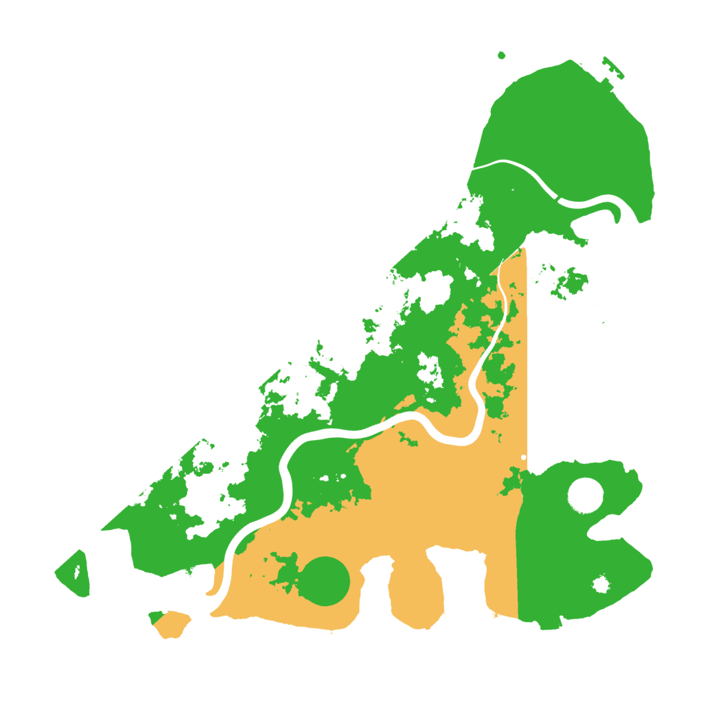 Biome Rust Map: Procedural Map, Size: 3750, Seed: 152254905