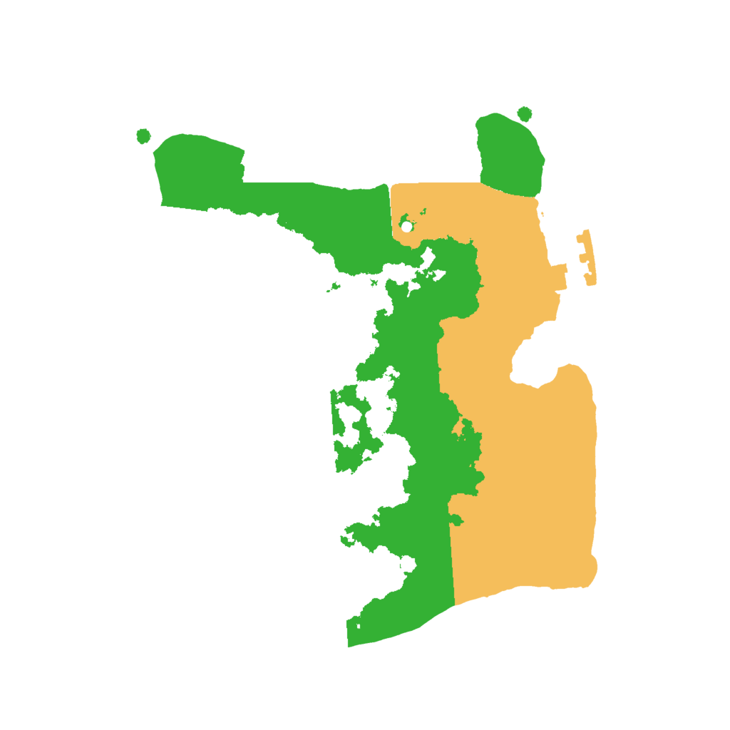 Biome Rust Map: Procedural Map, Size: 2000, Seed: 706951740