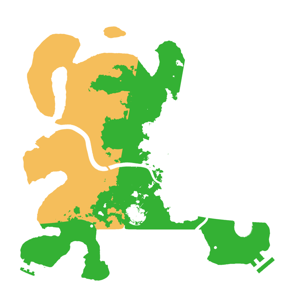 Biome Rust Map: Procedural Map, Size: 3000, Seed: 443443708
