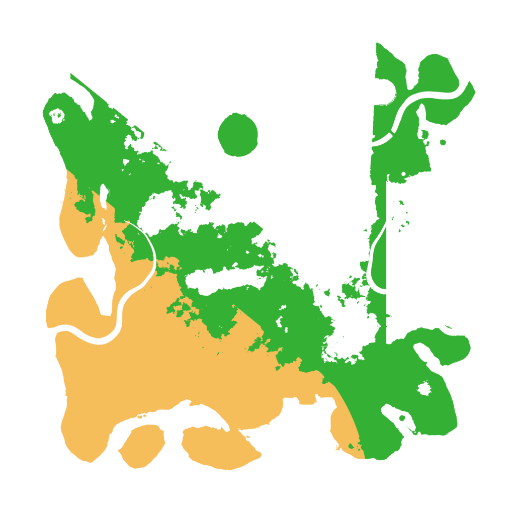Biome Rust Map: Procedural Map, Size: 3500, Seed: 1394804063