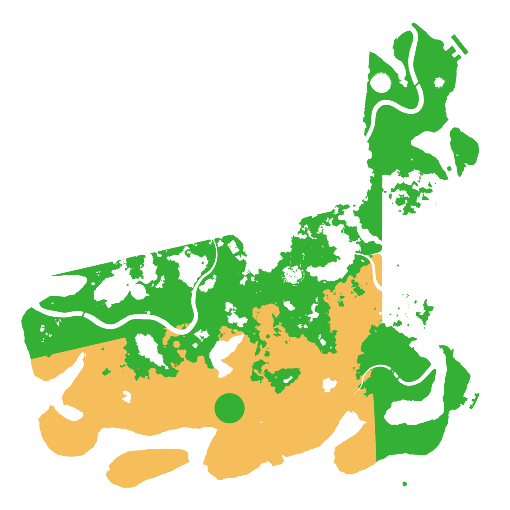 Biome Rust Map: Procedural Map, Size: 4500, Seed: 726360121