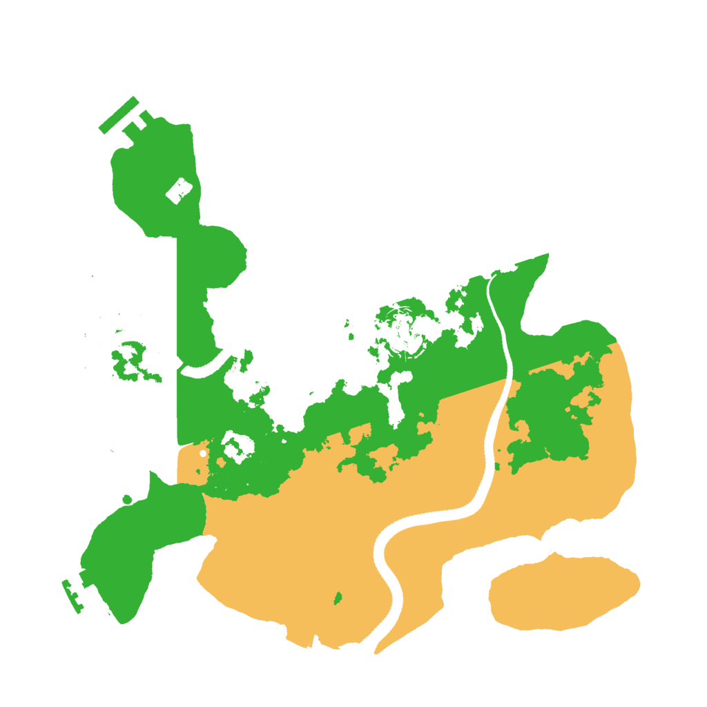 Biome Rust Map: Procedural Map, Size: 3000, Seed: 139949433