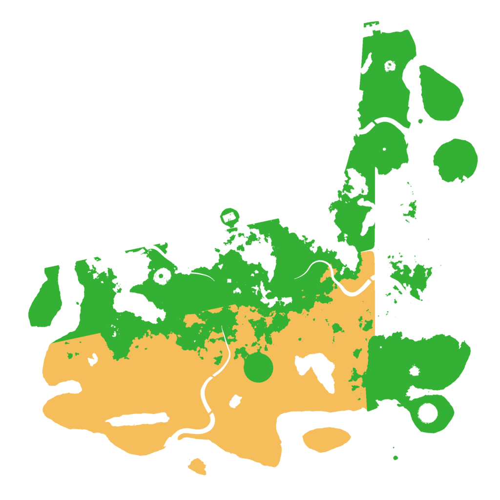 Biome Rust Map: Procedural Map, Size: 4500, Seed: 1916686003