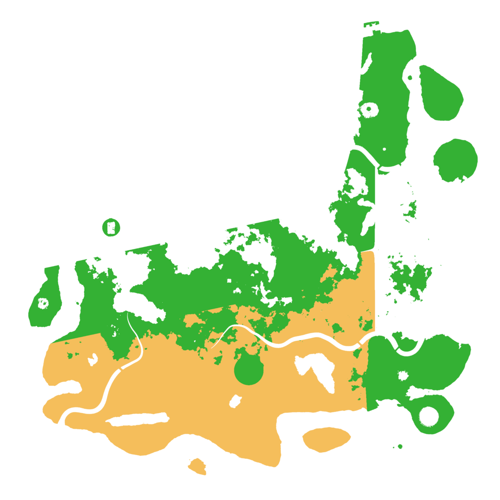 Biome Rust Map: Procedural Map, Size: 4500, Seed: 1916686003
