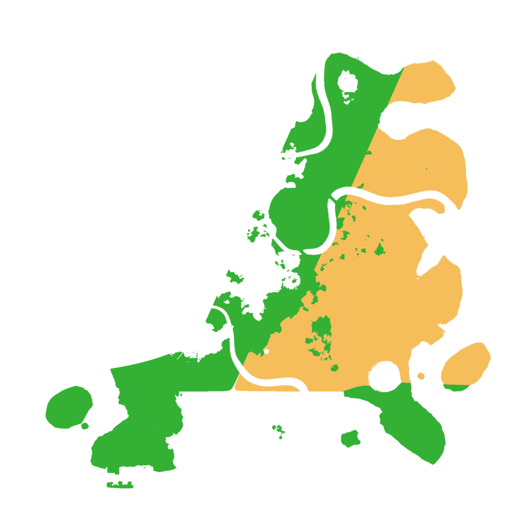 Biome Rust Map: Procedural Map, Size: 3000, Seed: 1258