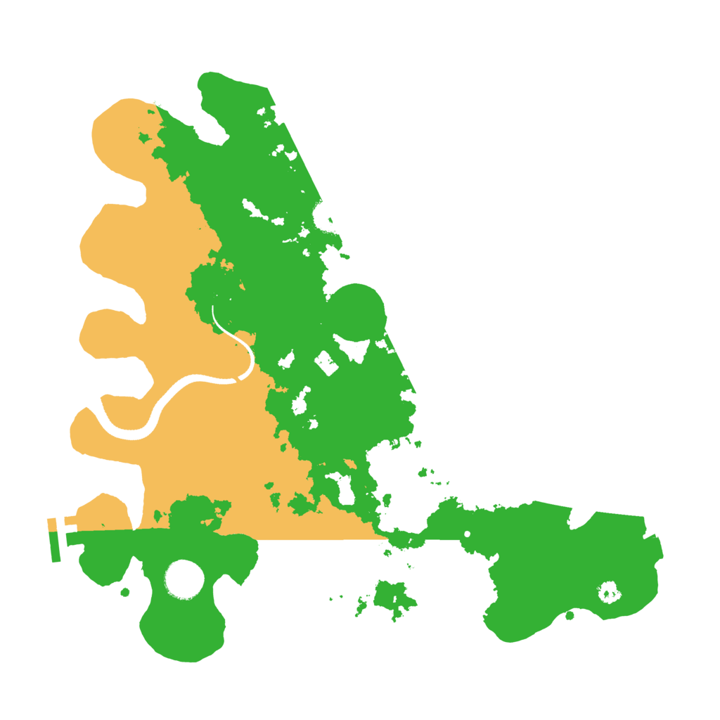 Biome Rust Map: Procedural Map, Size: 3300, Seed: 120925