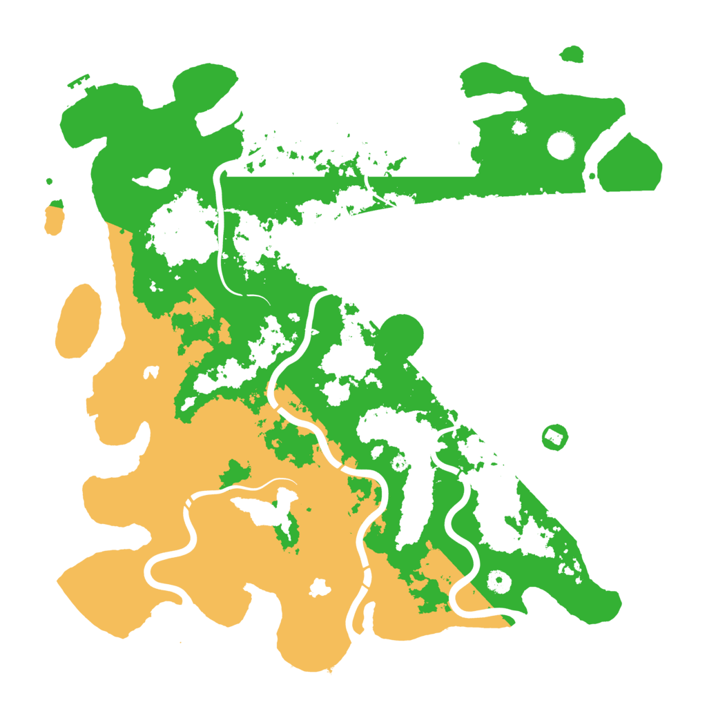Biome Rust Map: Procedural Map, Size: 4500, Seed: 1345241289