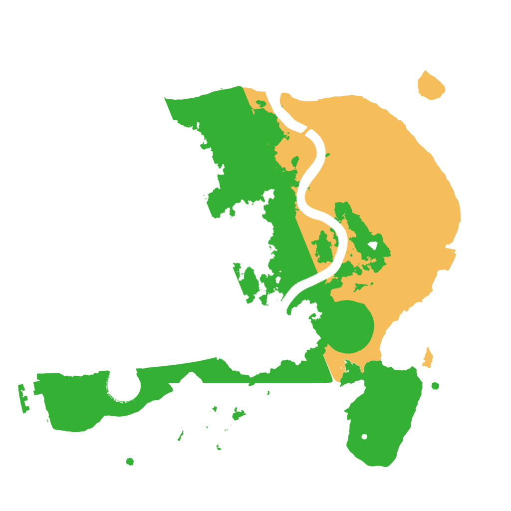 Biome Rust Map: Procedural Map, Size: 2700, Seed: 647778