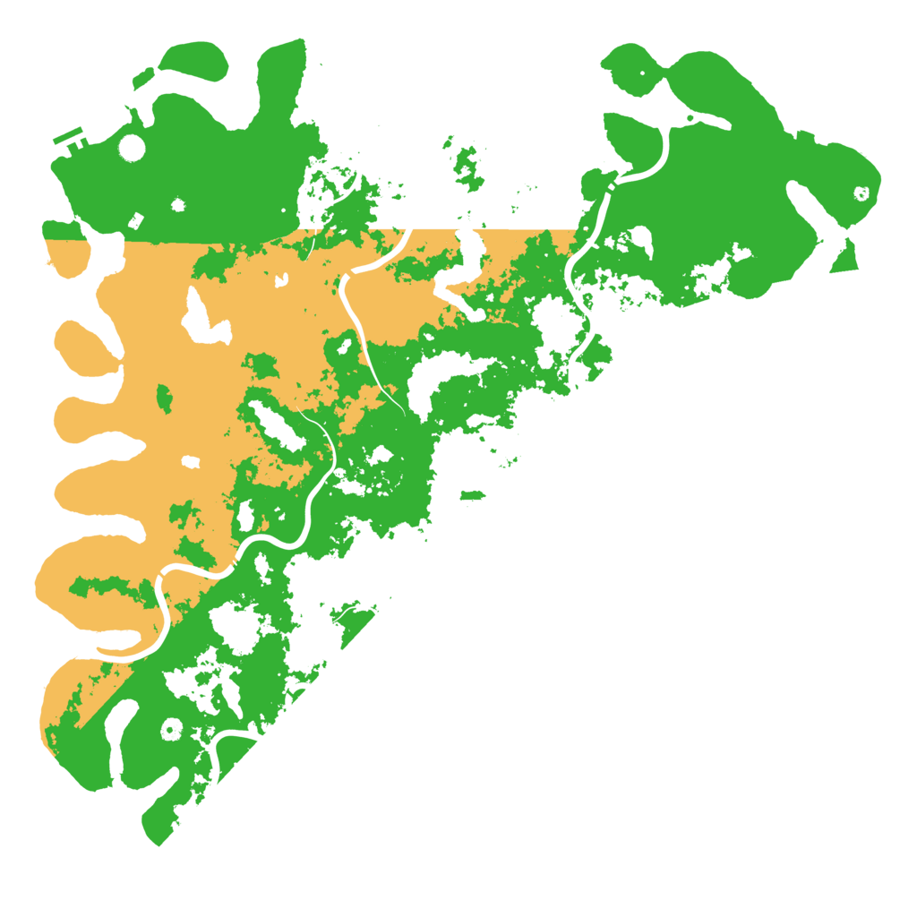 Biome Rust Map: Procedural Map, Size: 6000, Seed: 943341330