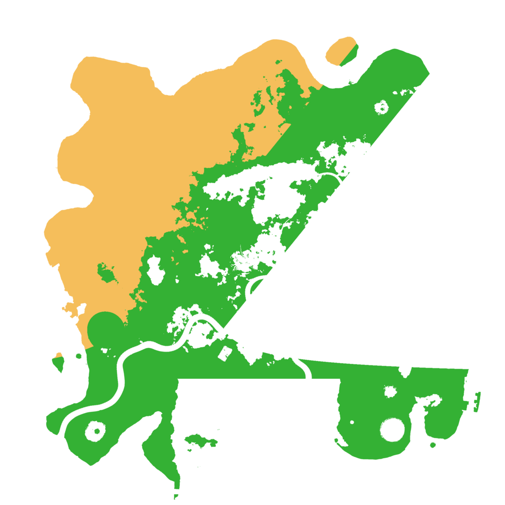 Biome Rust Map: Procedural Map, Size: 3750, Seed: 109265278