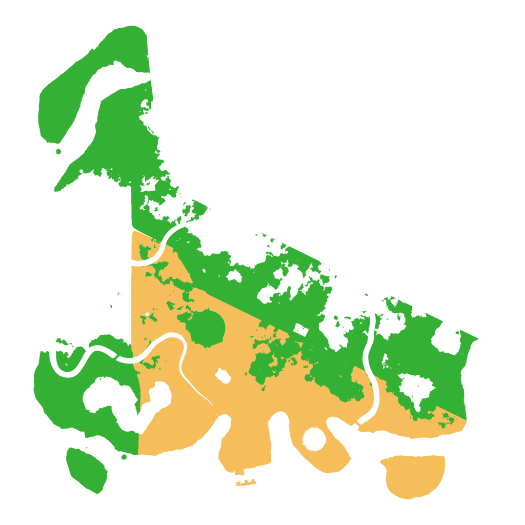 Biome Rust Map: Procedural Map, Size: 4000, Seed: 1361467667