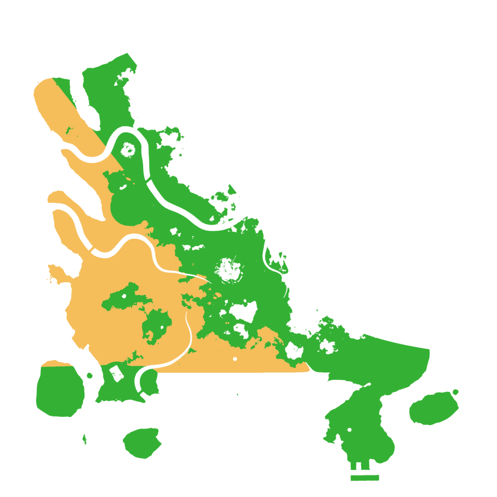 Biome Rust Map: Procedural Map, Size: 3540, Seed: 2178432