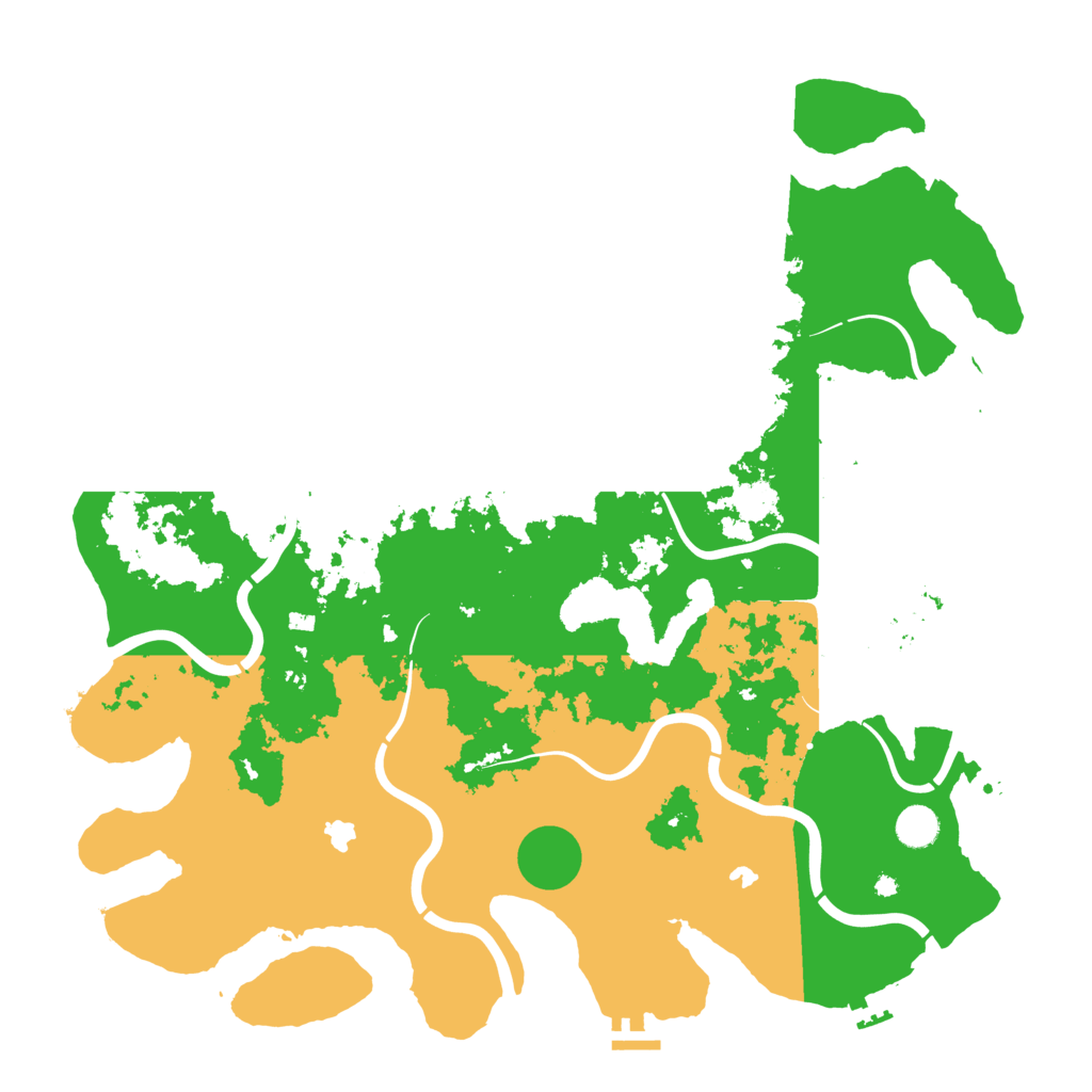Biome Rust Map: Procedural Map, Size: 4500, Seed: 2072993907