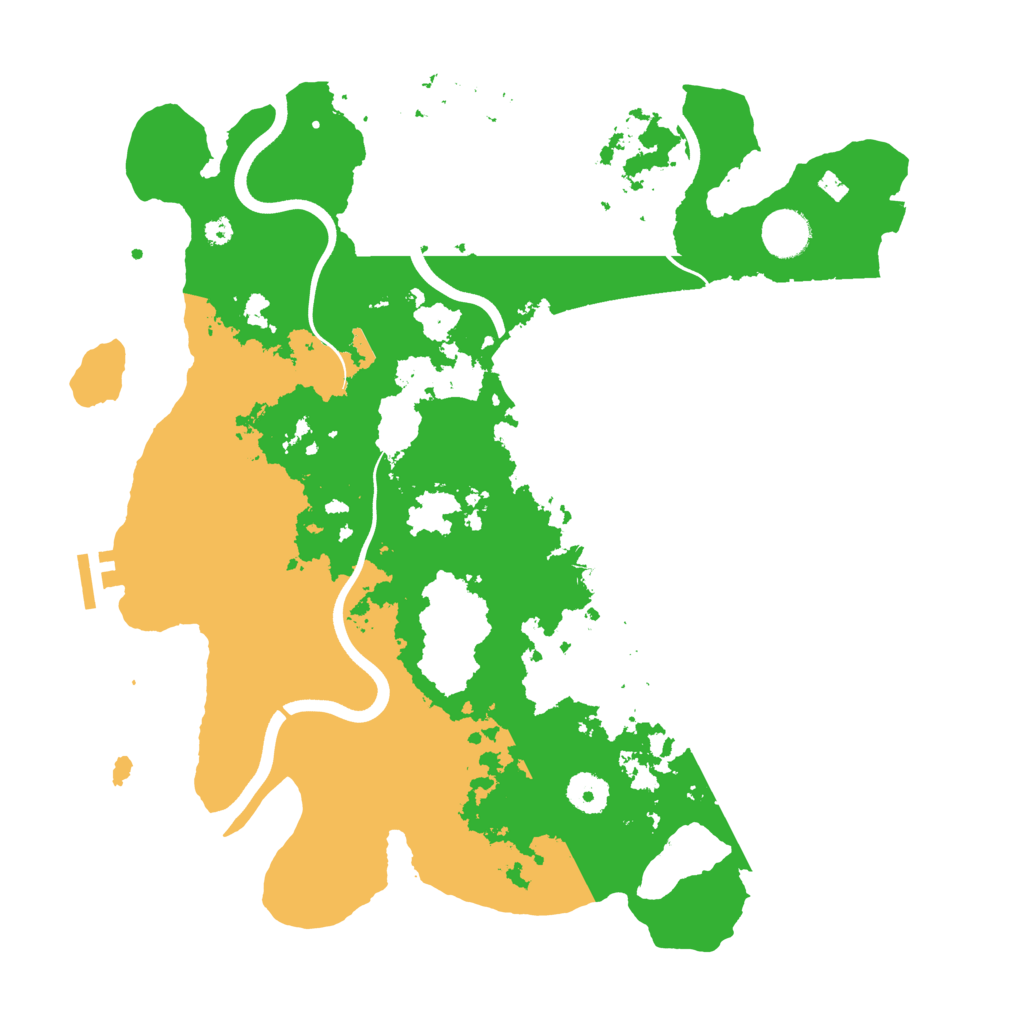 Biome Rust Map: Procedural Map, Size: 3750, Seed: 1134445103