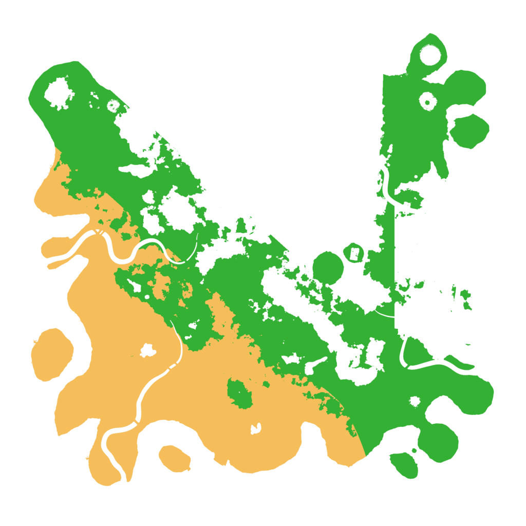 Biome Rust Map: Procedural Map, Size: 4500, Seed: 1774111