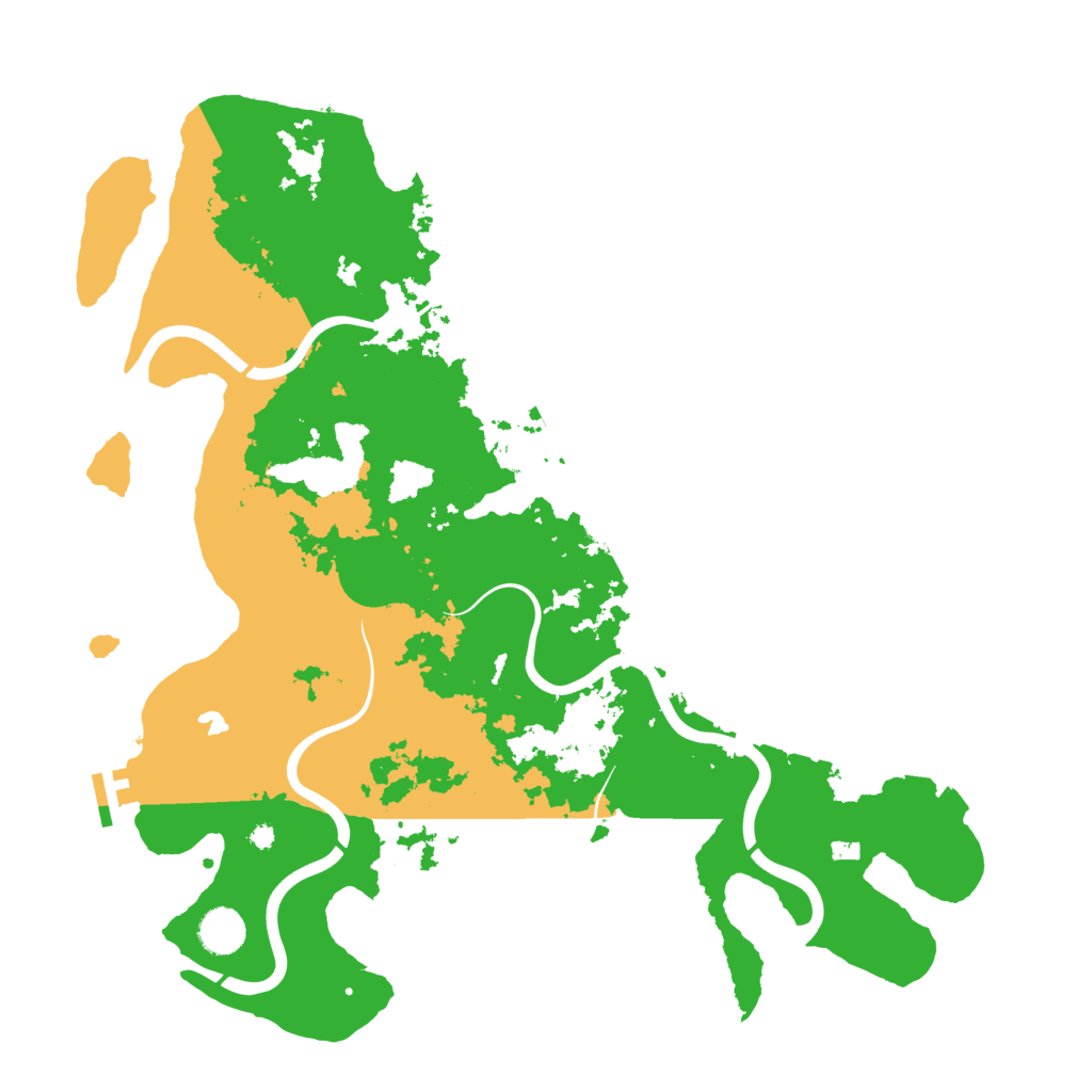 Biome Rust Map: Procedural Map, Size: 4096, Seed: 97002239
