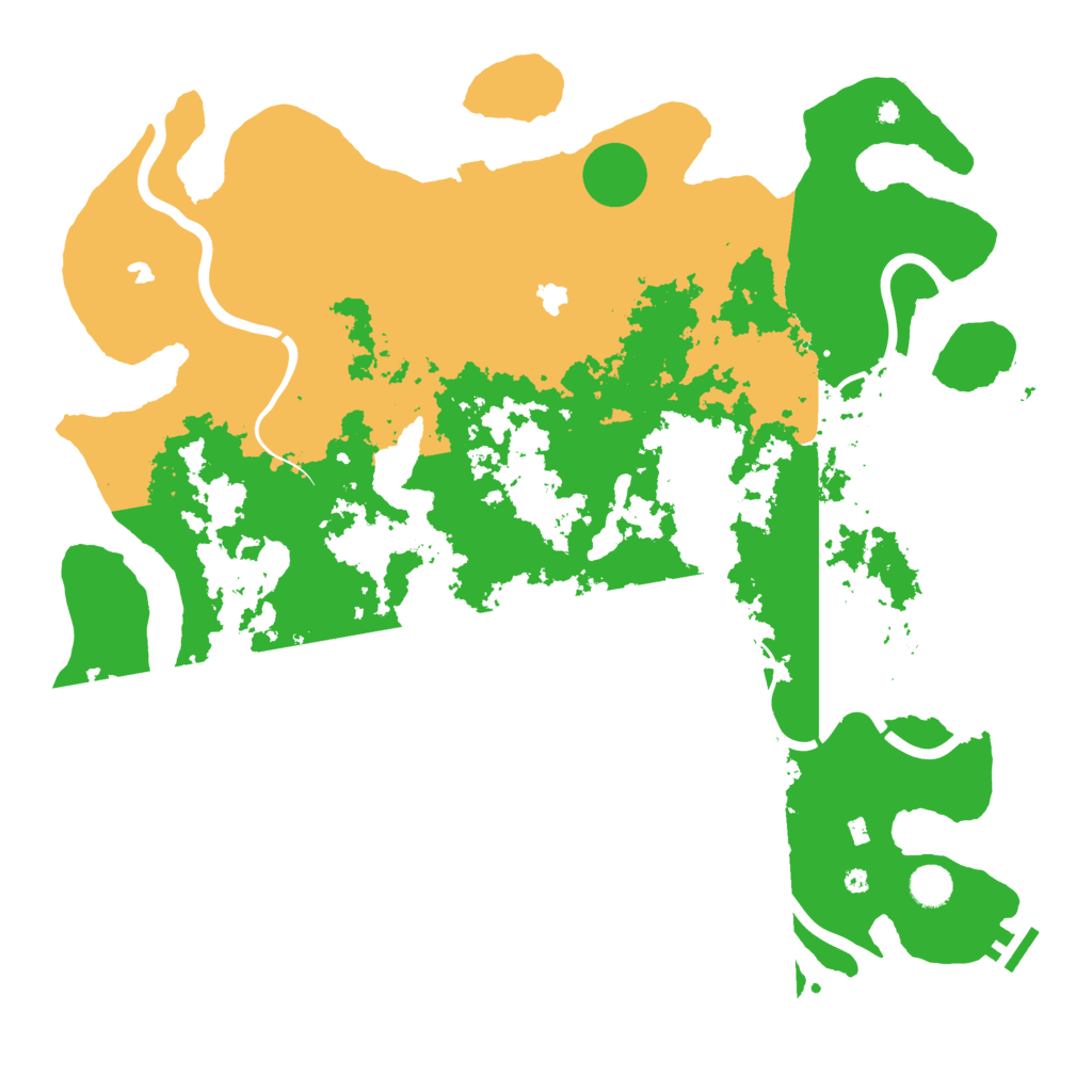 Biome Rust Map: Procedural Map, Size: 4500, Seed: 246421982