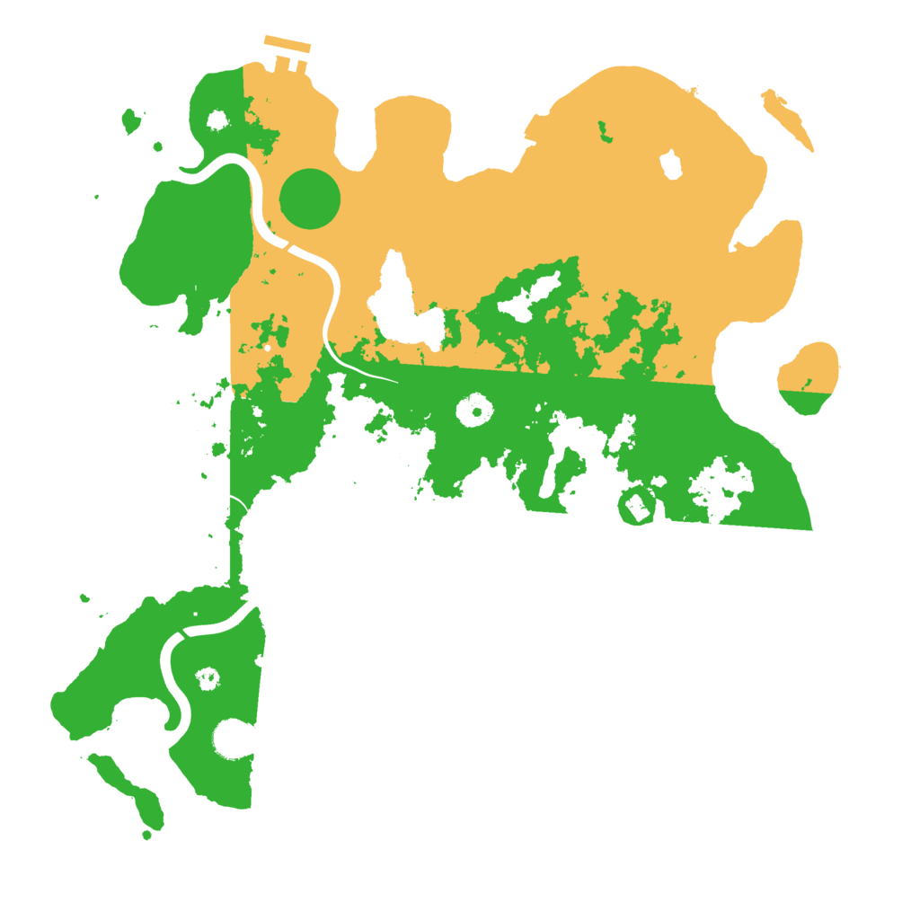Biome Rust Map: Procedural Map, Size: 4000, Seed: 252849245