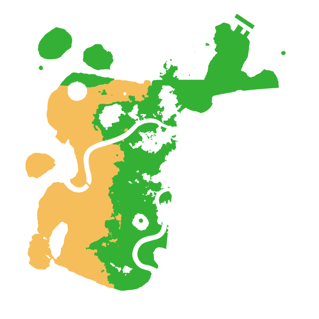 Biome Rust Map: Procedural Map, Size: 3000, Seed: 1850950565